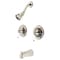 Kingston Brass KB666PL Tub and Shower Faucet, Polished Nickel KB666PL - alternate 1